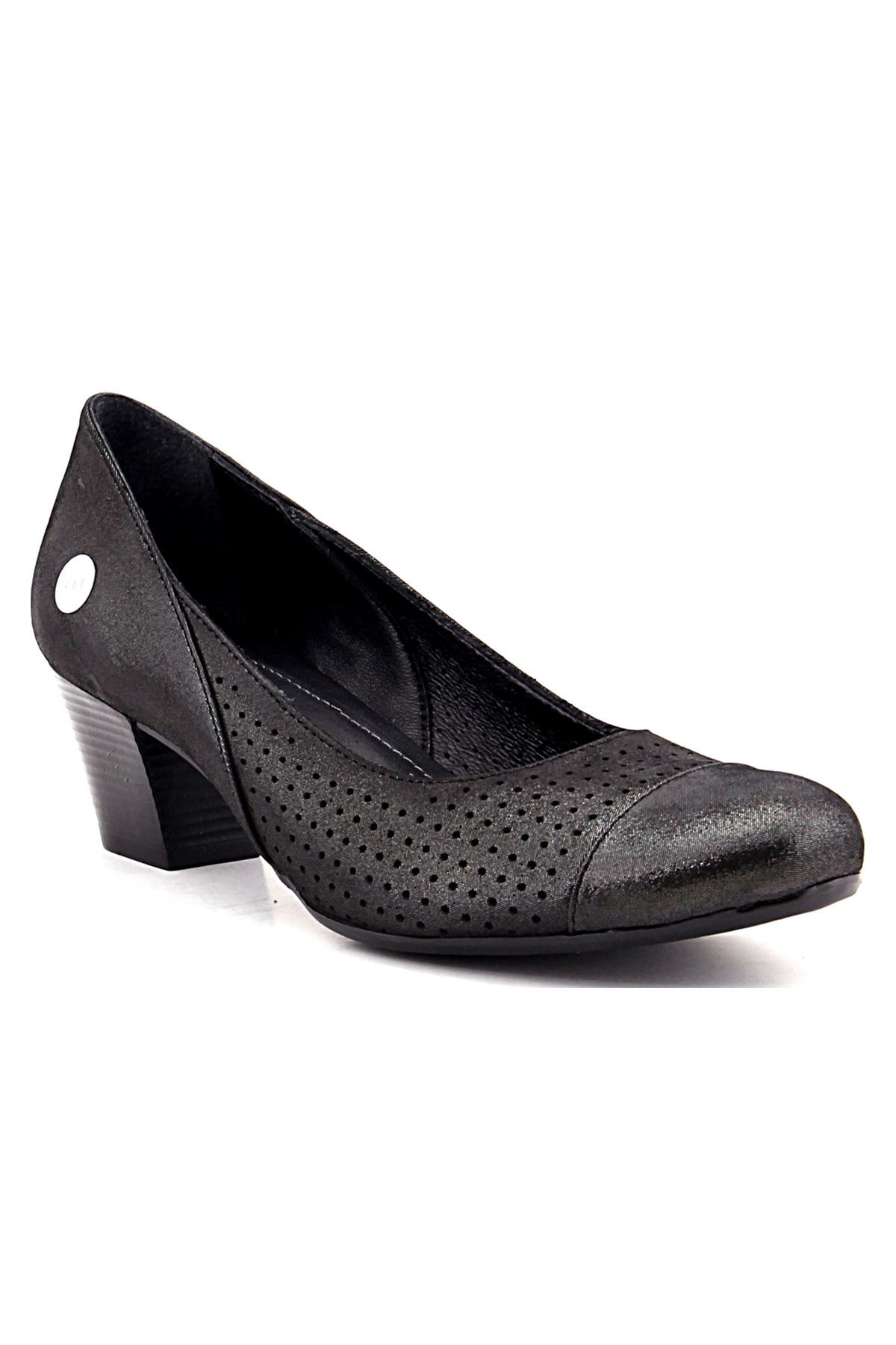 4080 Mammamia Günlük Bayan Ayakkabı - Siyah Çelik