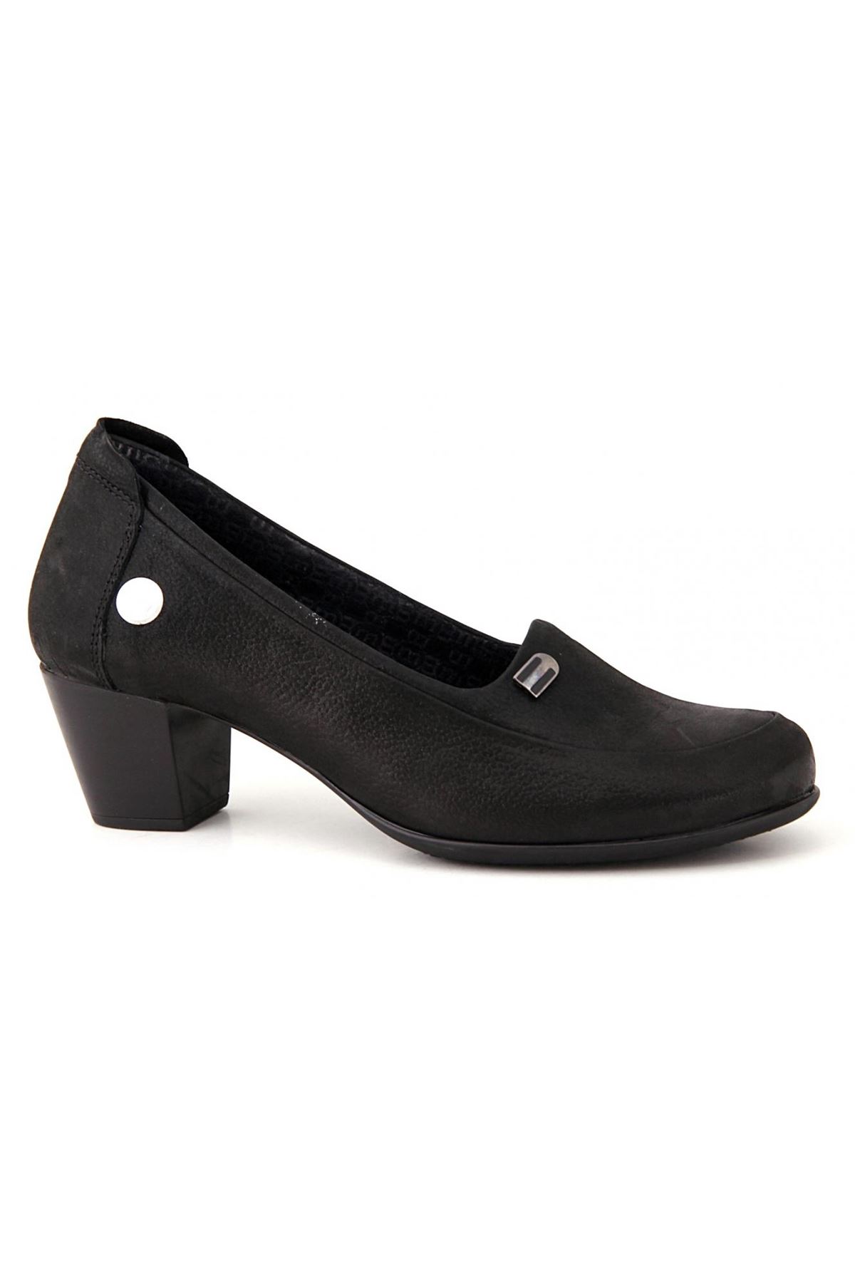 D19KA-525 Mammamia Günlük Bayan Ayakkabı - Siyah Jale