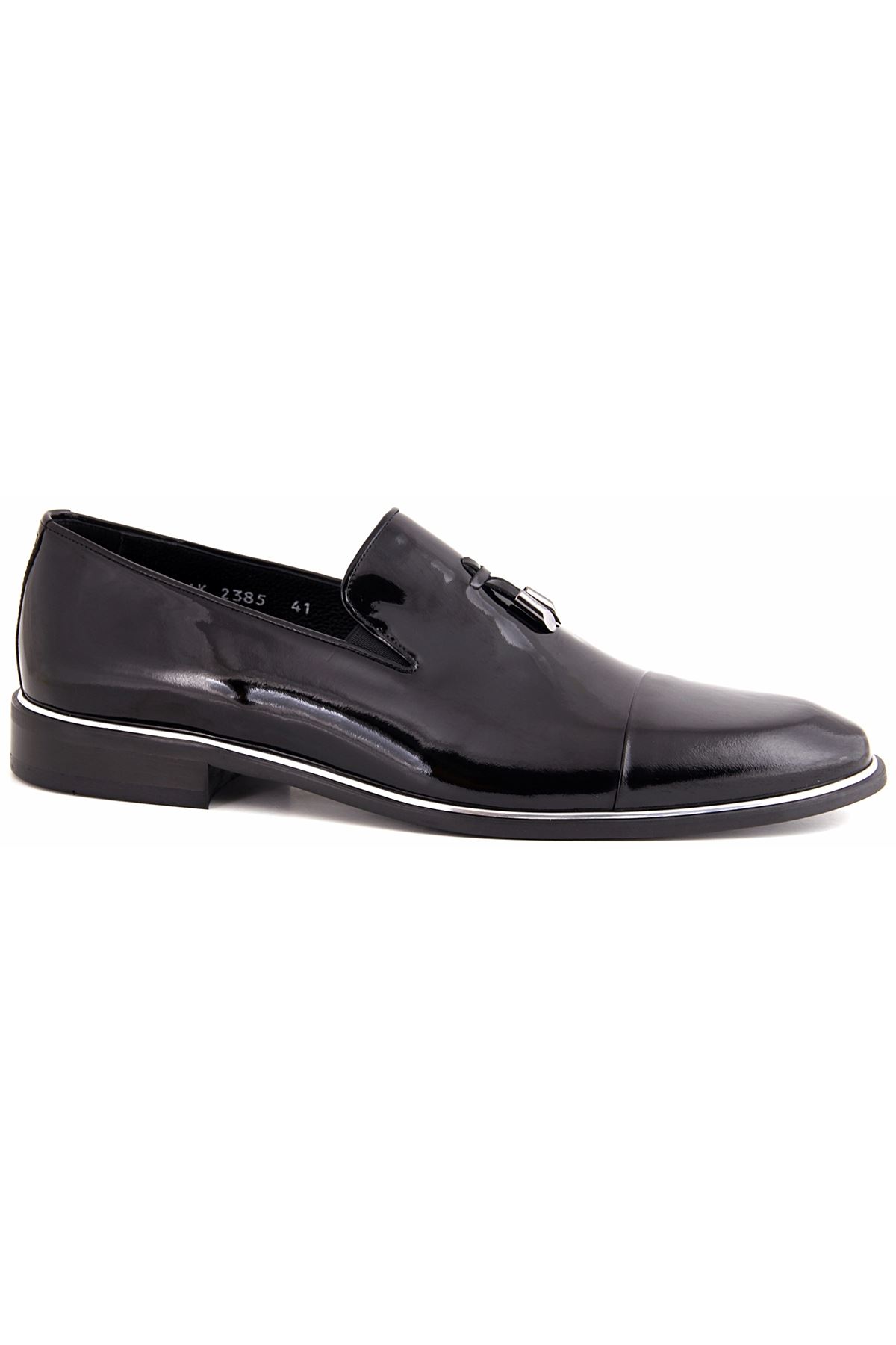 Libero 2385 Klasik Erkek Ayakkabı - Siyah Rugan