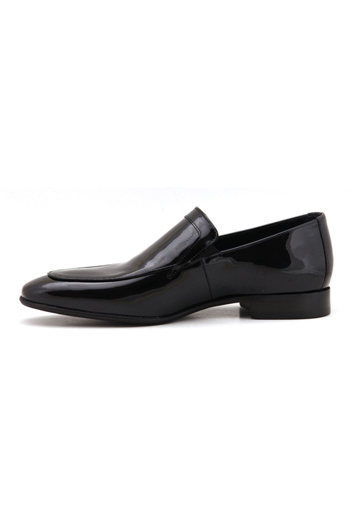 Libero 3739 Deri Klasik Erkek Ayakkabı - Siyah Rugan