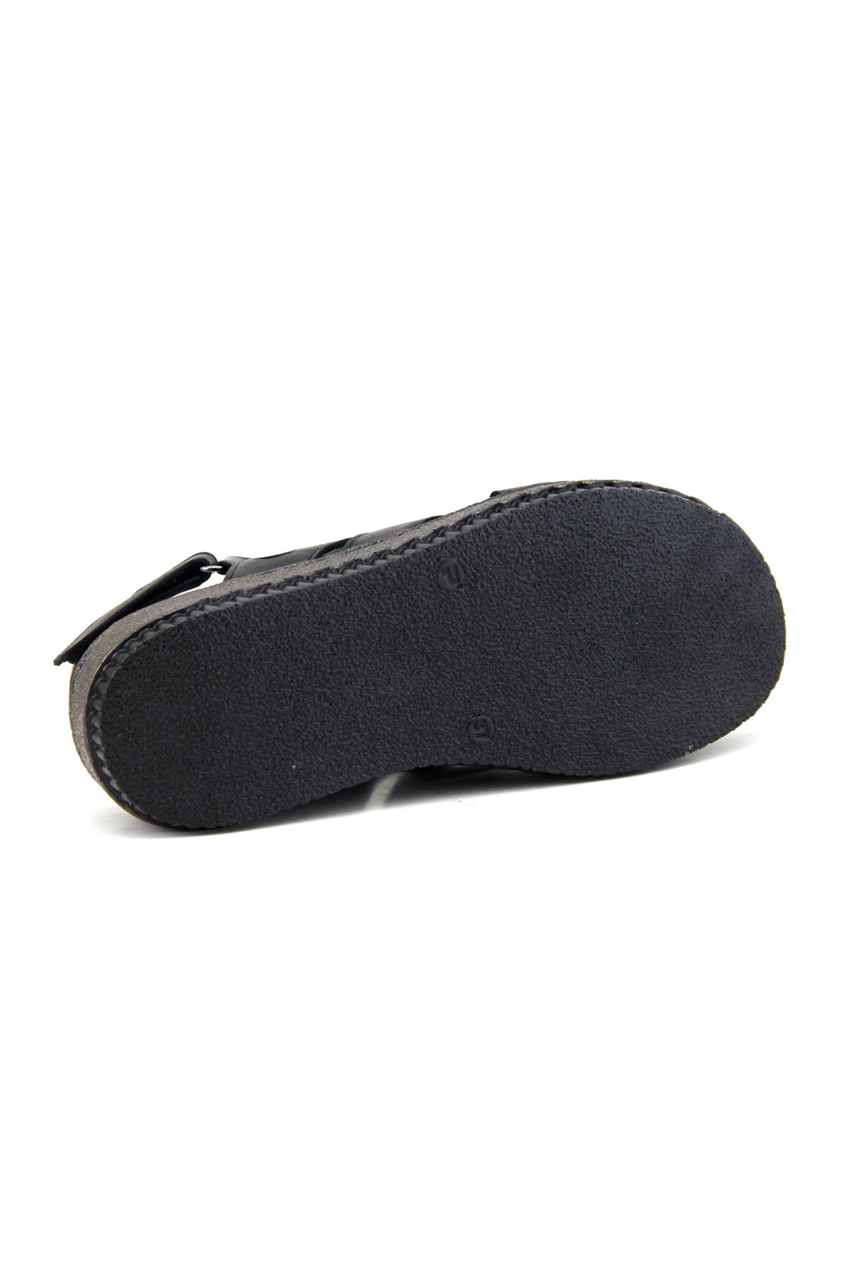 Mammamia D23YS-1120 Deri Comfort Kadın Sandalet - Siyah