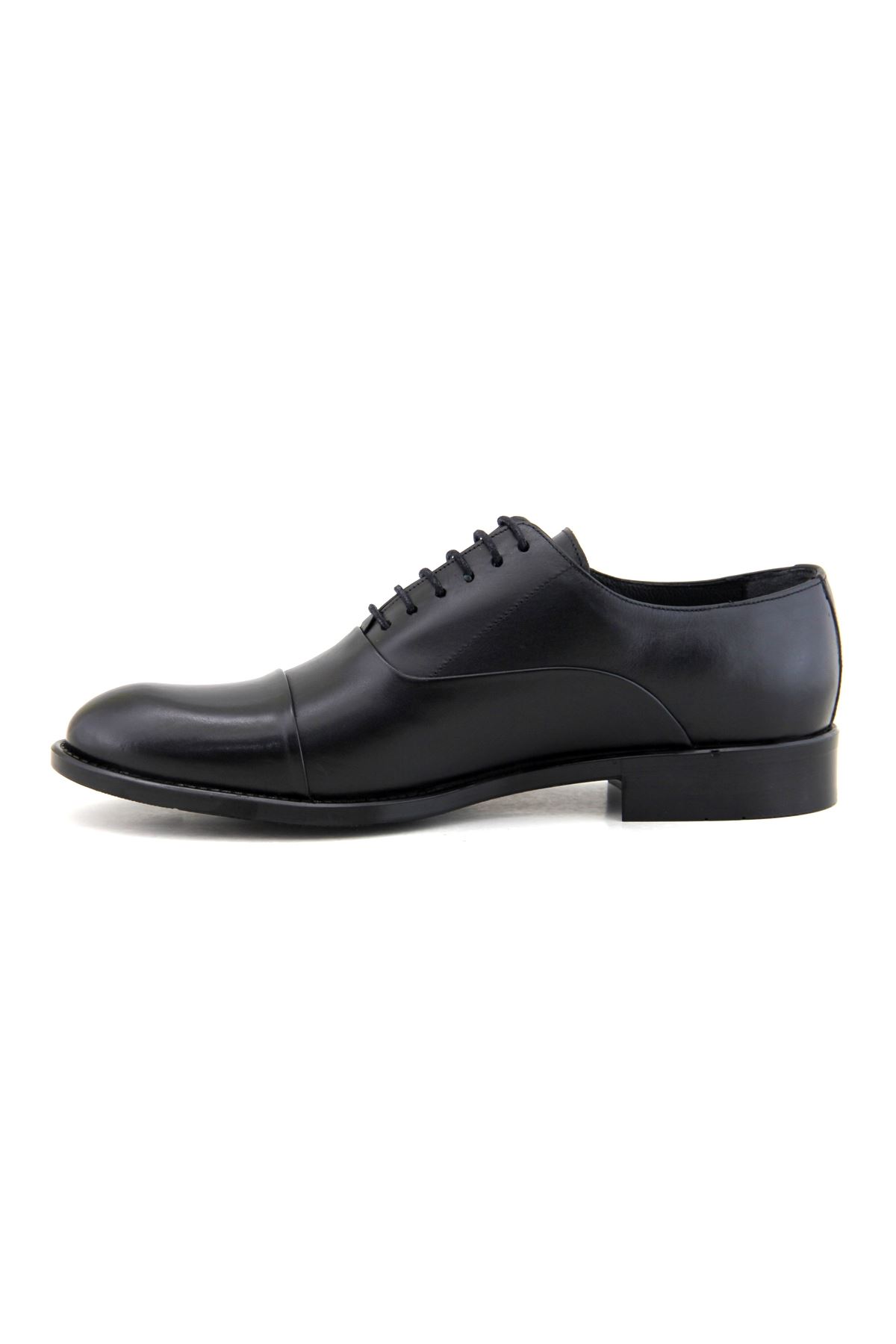 Fosco 7102 Hakiki Deri Klasik Erkek Ayakkabı - Siyah