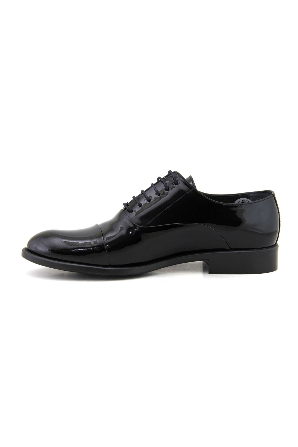 Fosco 7102 Hakiki Deri Klasik Erkek Ayakkabı - Siyah Rugan