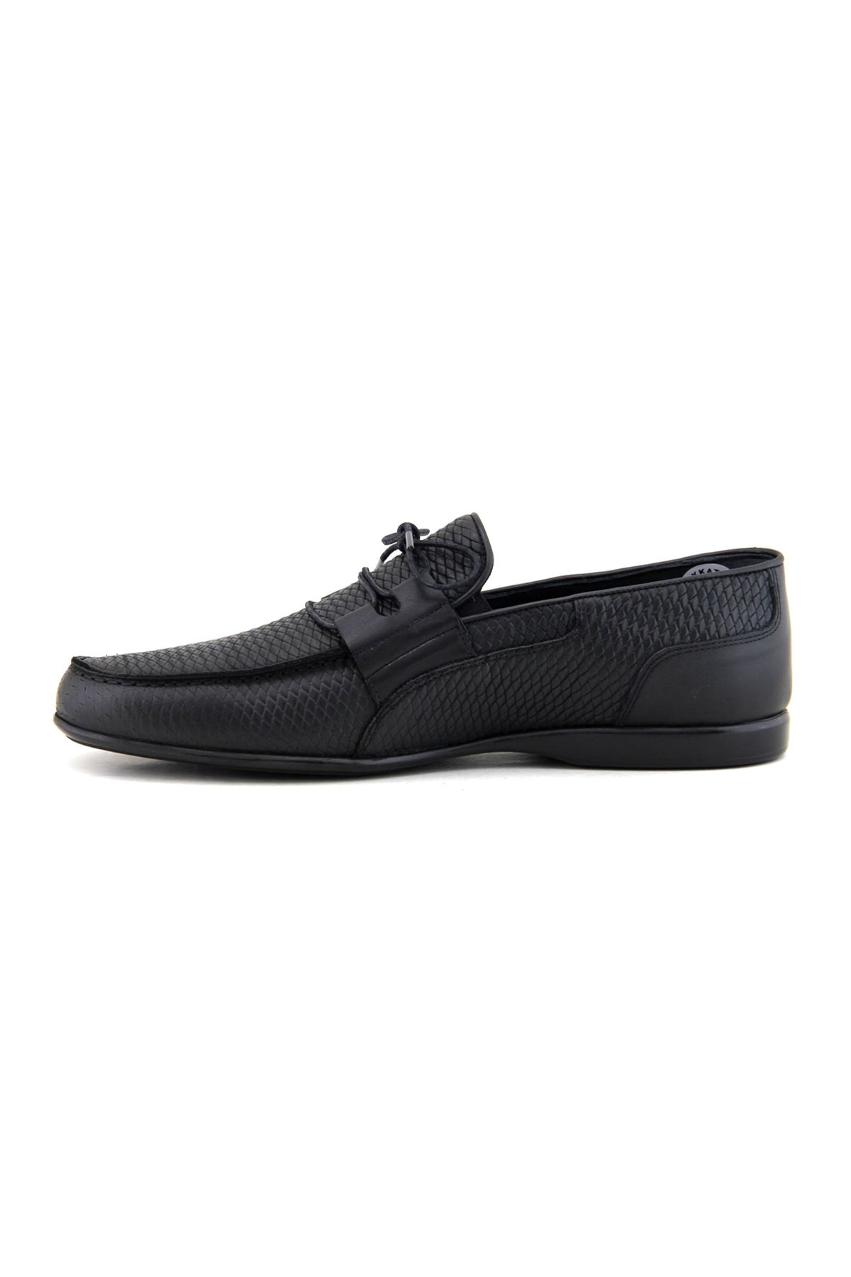Fosco 9032 Hakiki Deri Erkek Ayakkabı - Siyah