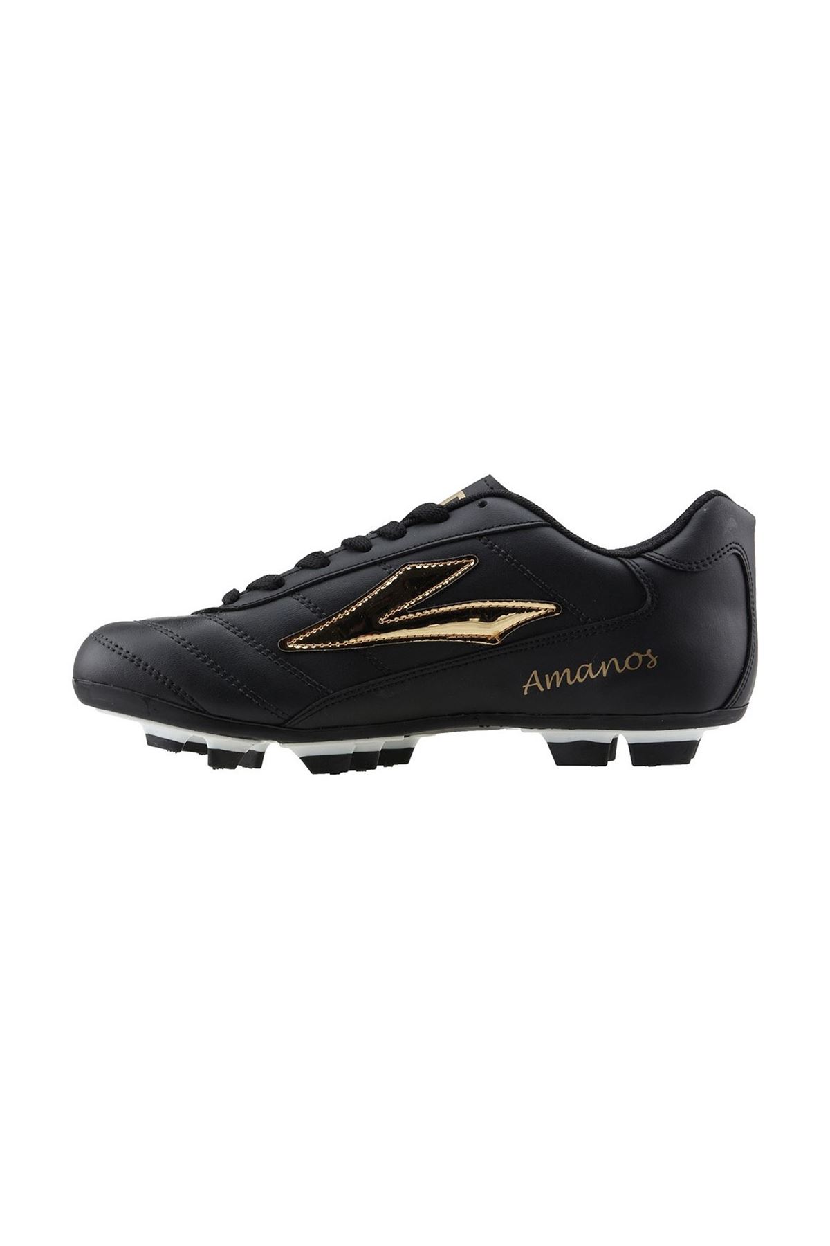 Lig Amanos (39-45) Futbol Ayakkabısı Krampon - Siyah
