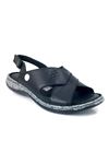 Mammamia D23YS-1085 Deri Comfort Kadın Sandalet - Siyah