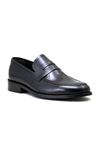 Fosco 2005 Hakiki Deri Klasik Erkek Ayakkabı - Siyah