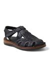 Mammamia D24YS-1280 Hakiki Deri Kadın Sandalet - Siyah